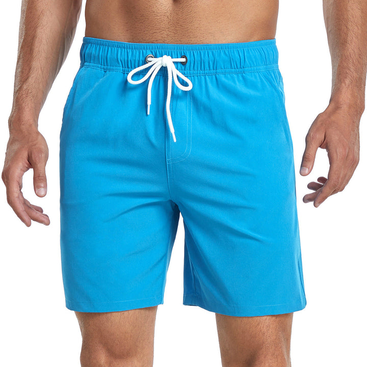 Trendy Men's Swimming Trunks with Inner Lining and Phone Pocket