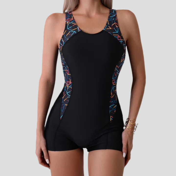 Women’s Sporty Swimsuit with Shorts