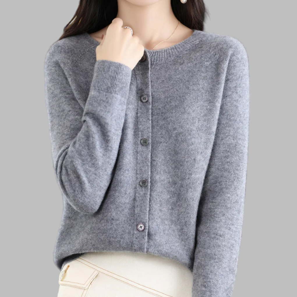 Women’s O-Neck Cardigan
