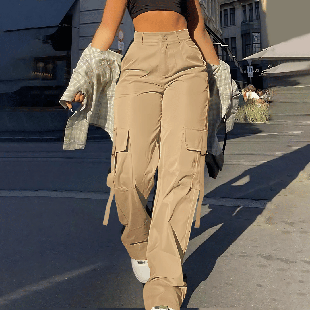 Women’s High Waisted Cargo Pants
