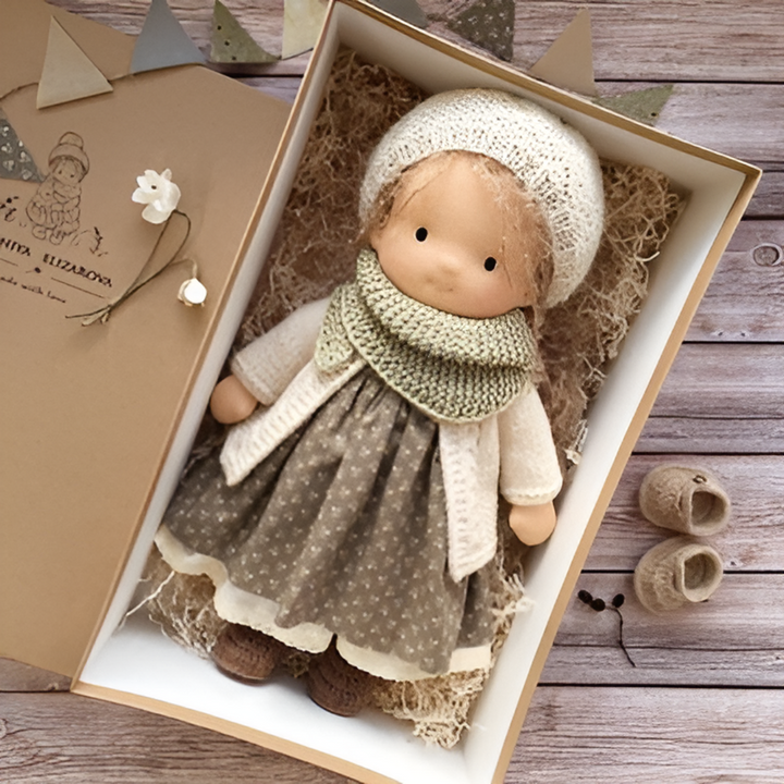 Handmade Waldorf Cuddly Doll