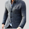 Men’s Down-Button Blazer – Modern Style with Cold-Weather Warmth