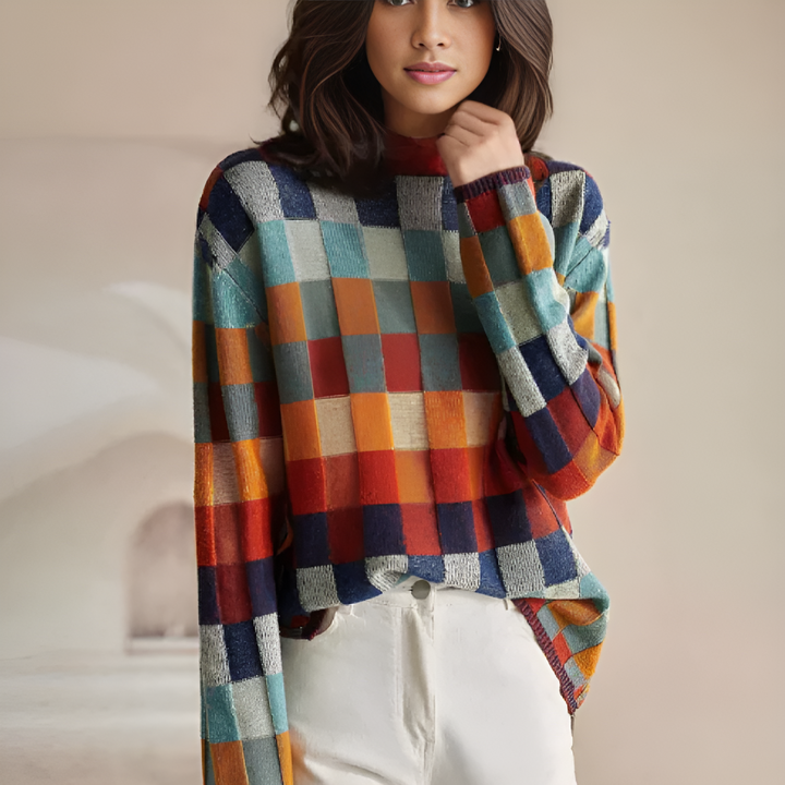 Luxurious High Neck fine wool Sweater