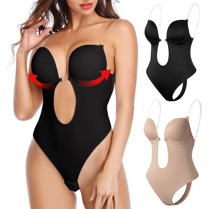 Deep V Backless Body Shaper