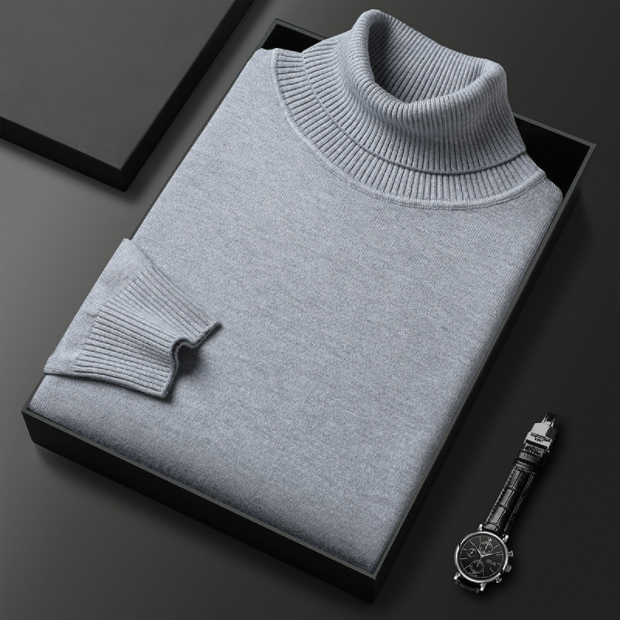 Men’s Turtleneck Sweater – Classic Warmth with Refined Style