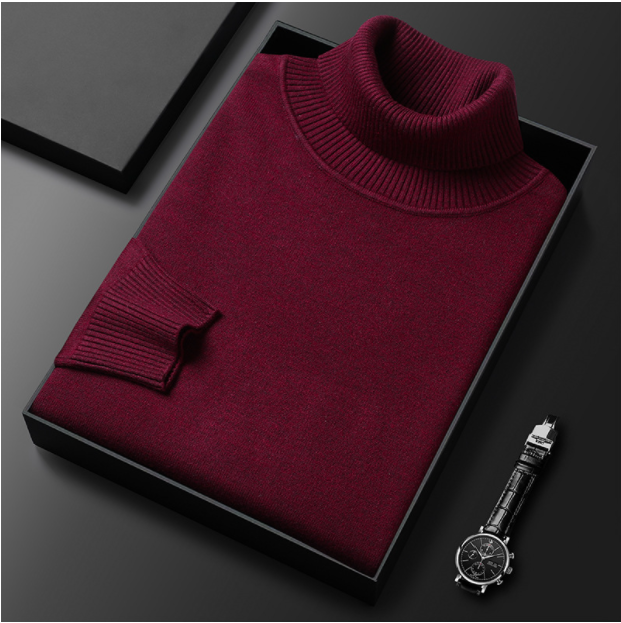 Men’s Turtleneck Sweater – Classic Warmth with Refined Style