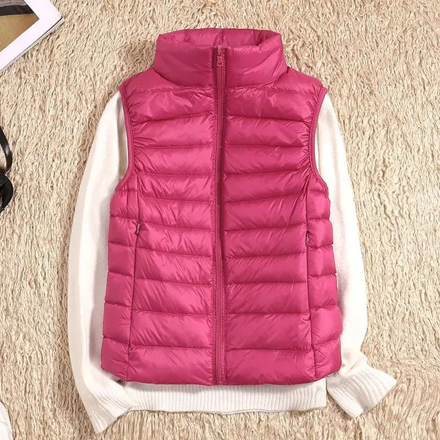 Women's Ultra Light Down Vest Warm & Lightweight
