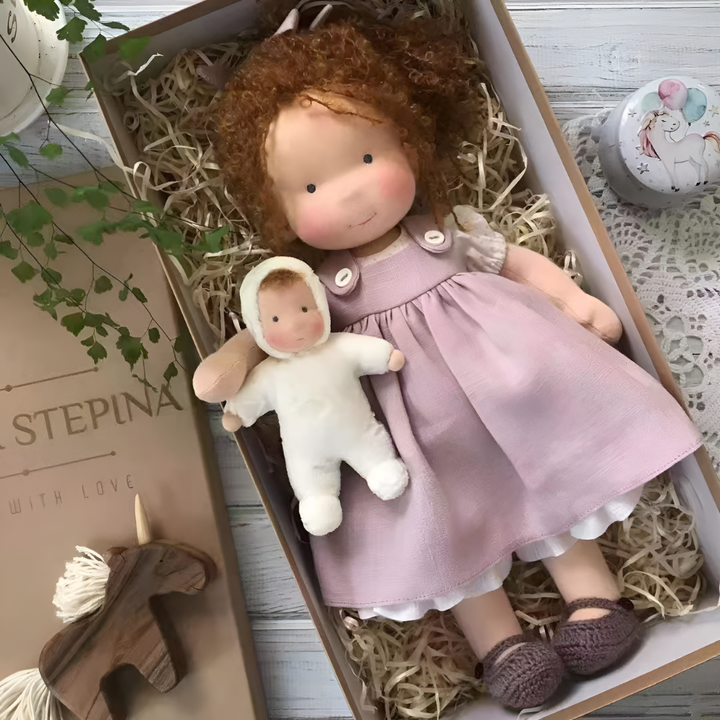 Handmade Waldorf Cuddly Doll