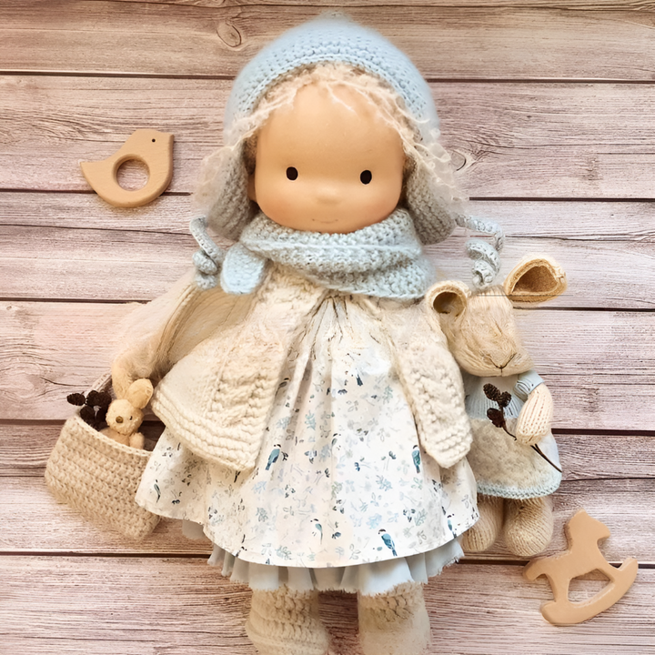 Handmade Waldorf Cuddly Doll