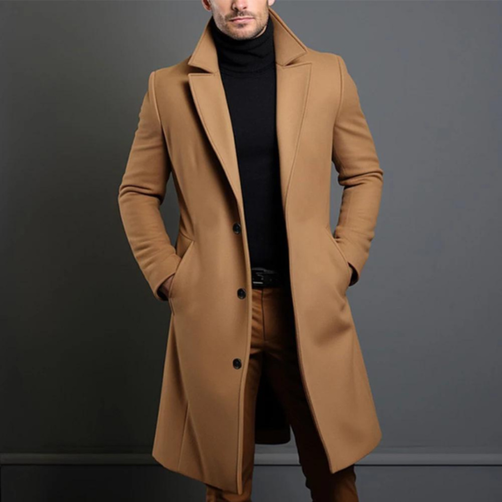 Men's Wool Coat – Timeless Style for Chilly Days