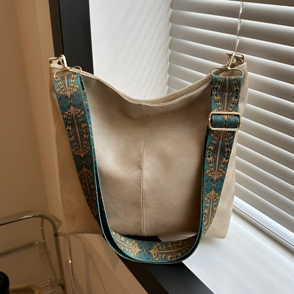 Leather Bag with Large Capacity for women