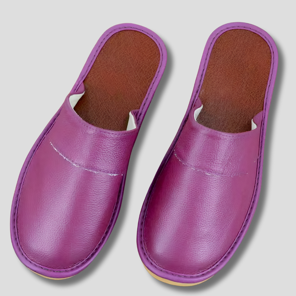 Men’s Leather Slippers