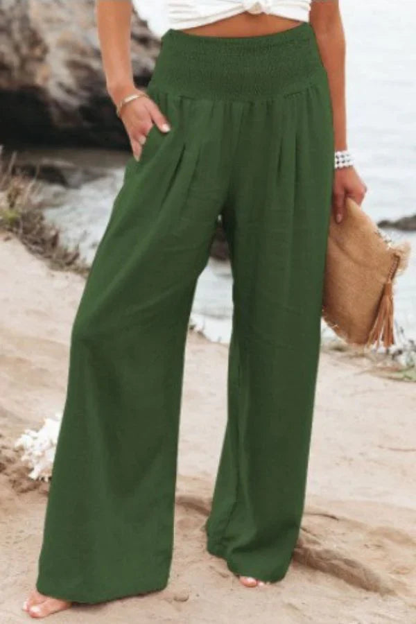 Elegant Stretchy Palazzo Pants for Women