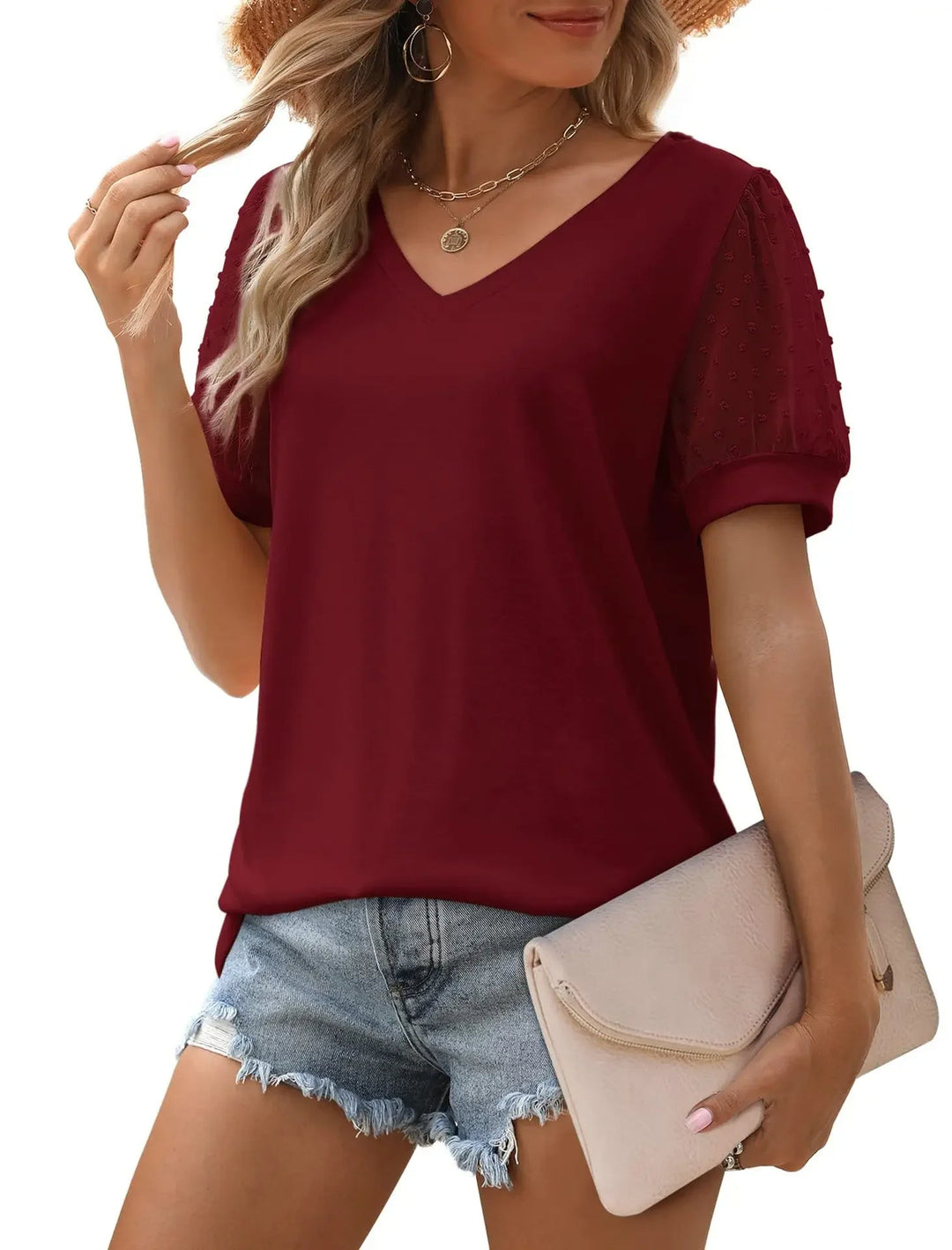 V-neck Linen Top – Effortless Elegance and Ultimate Comfort