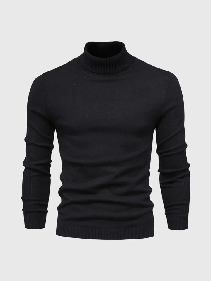 Men's Turtleneck Sweater – Washable and Versatile
