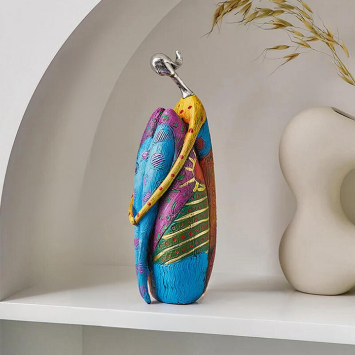 Artistic Modern Abstract Woman Resin Sculpture