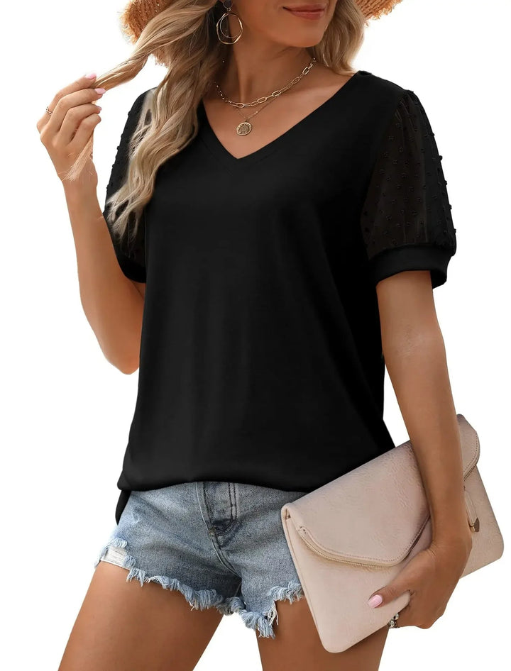 V-neck Linen Top – Effortless Elegance and Ultimate Comfort