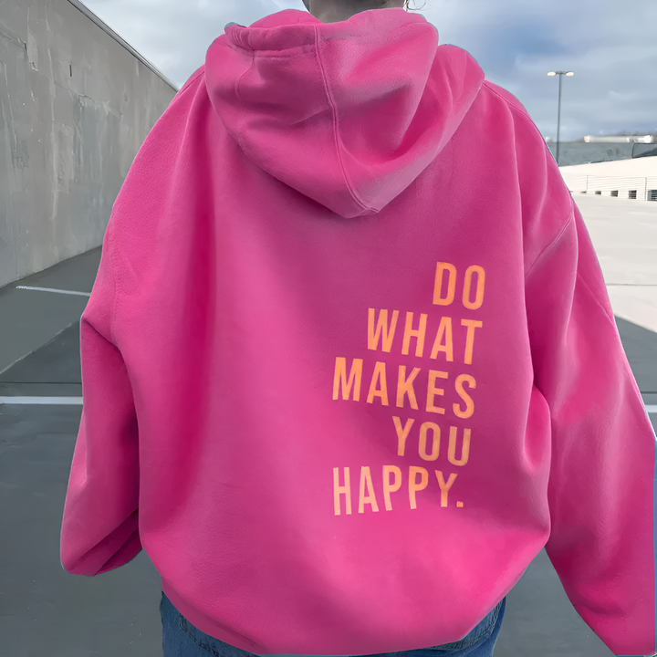 Unisex Happy Hooded Sweatshirt