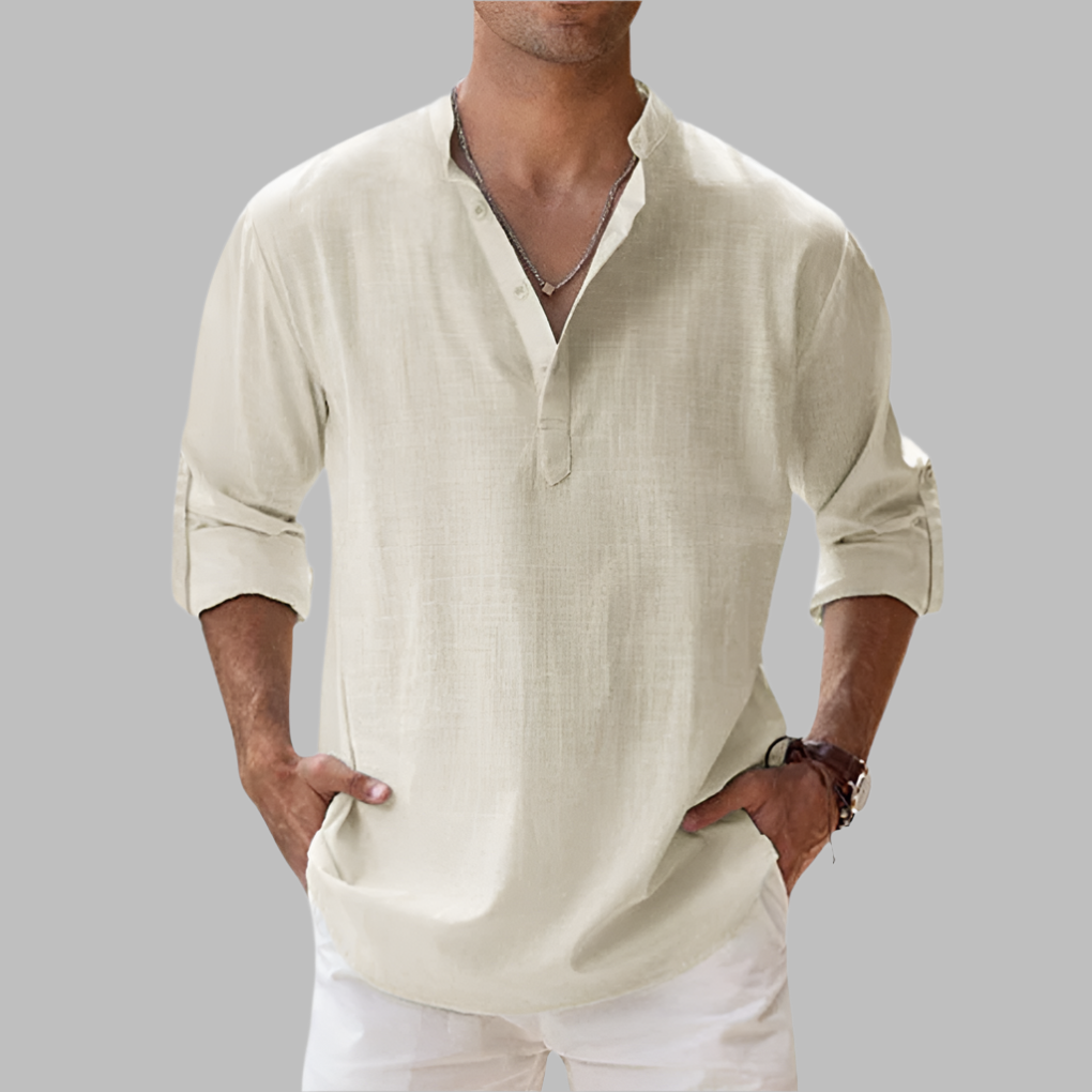 Men’s Relaxed Linen Summer Shirt