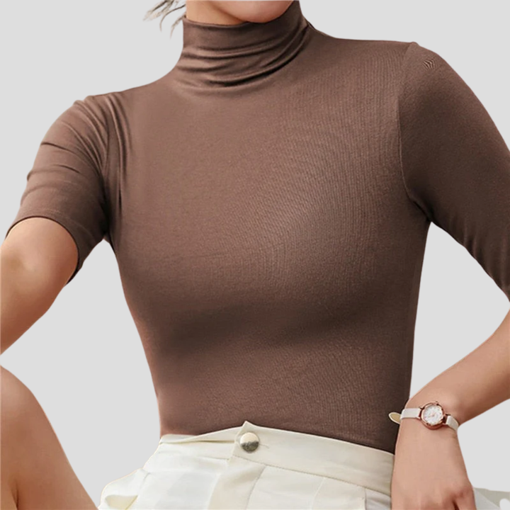 Women’s Ultra-Thin Seamless Turtleneck