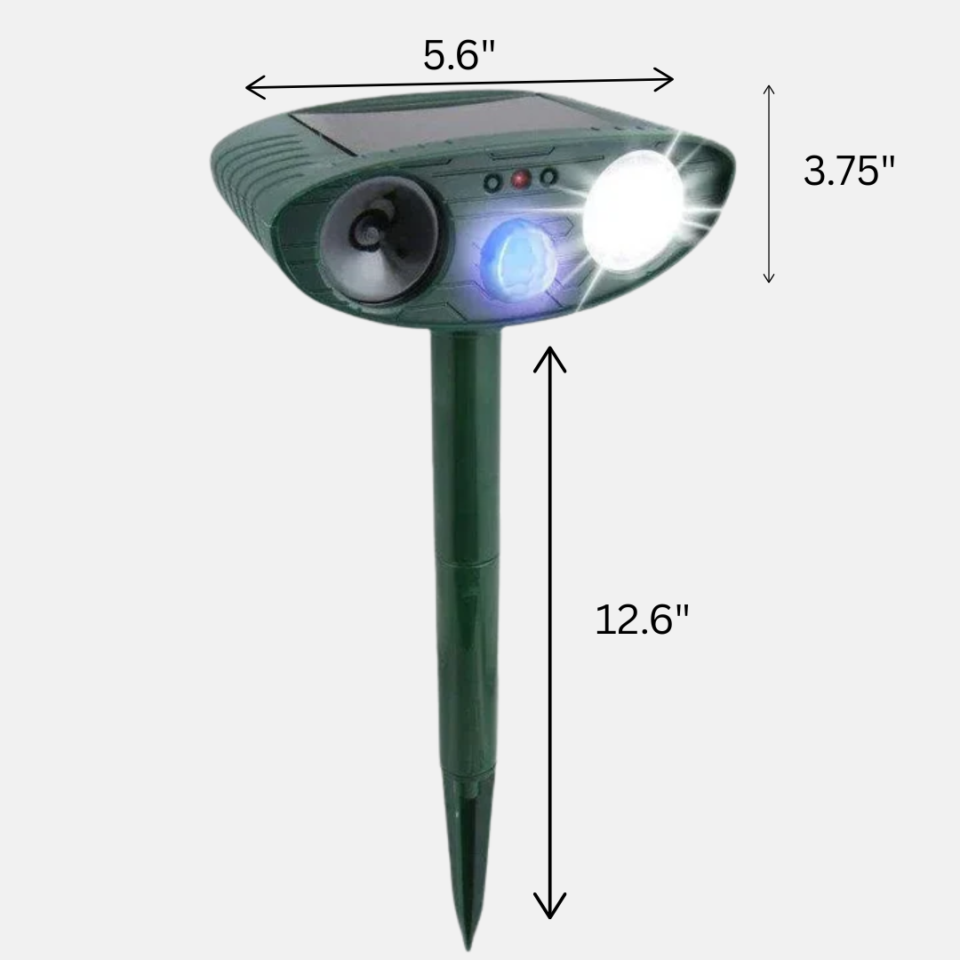Ultrasonic Chipmunk Repeller and Solar Powered