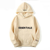Warm Fleece Hoodie with Letter Print Cozy Comfort Meets Urban Style