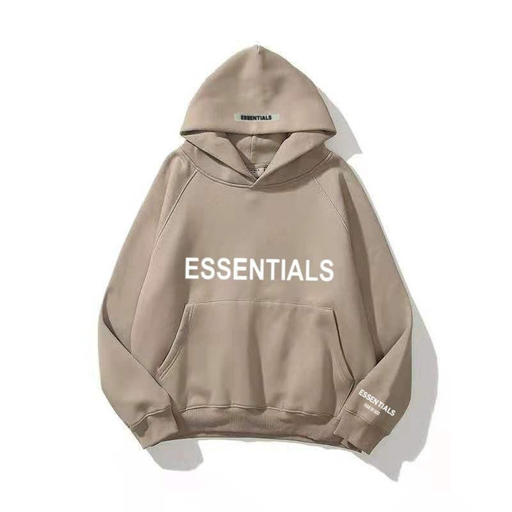 Warm Fleece Hoodie with Letter Print Cozy Comfort Meets Urban Style
