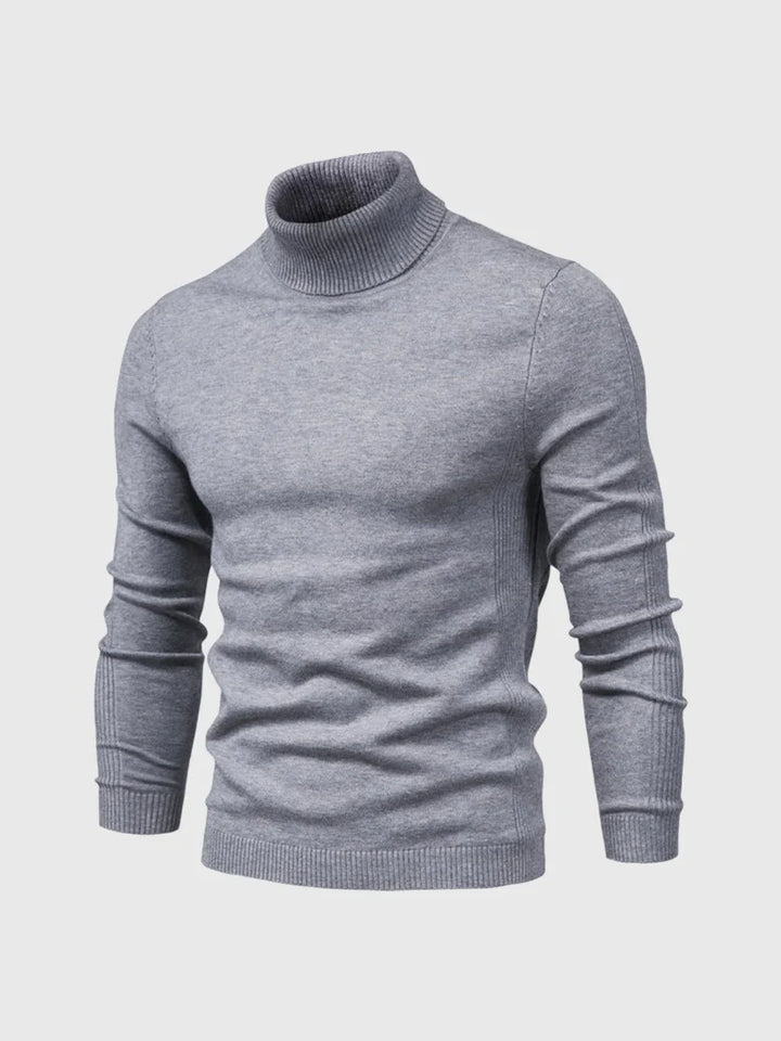 Men's Turtleneck Sweater – Washable and Versatile