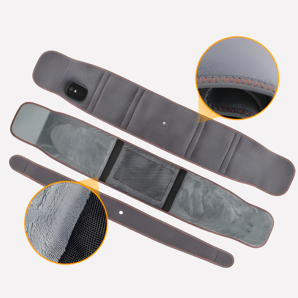 Massage Belt with Red Light Heat