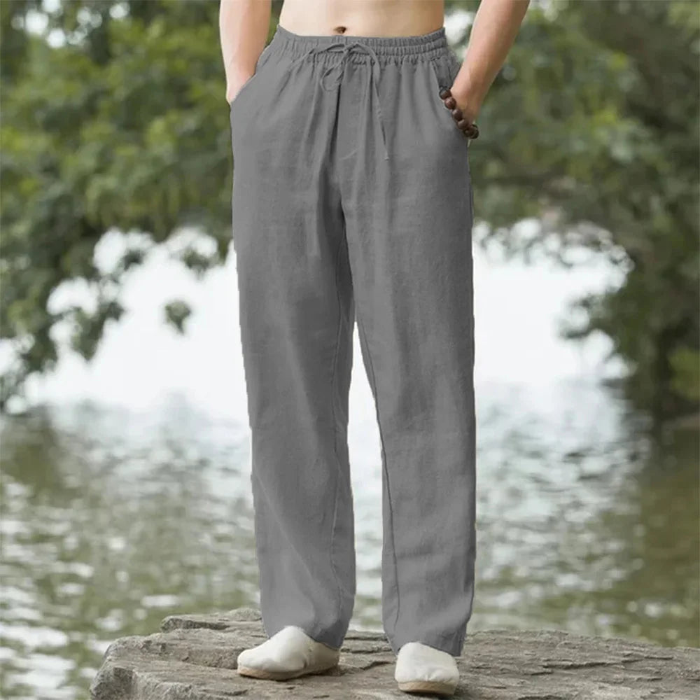 Men's Linen Beach Pants for Effortless Summer Comfort