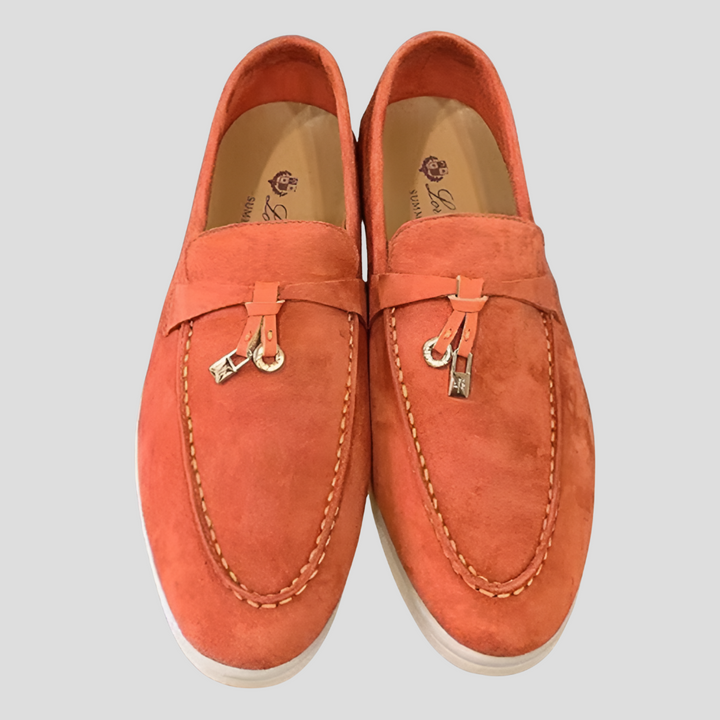 Elegant comfortable loafer women's shoes