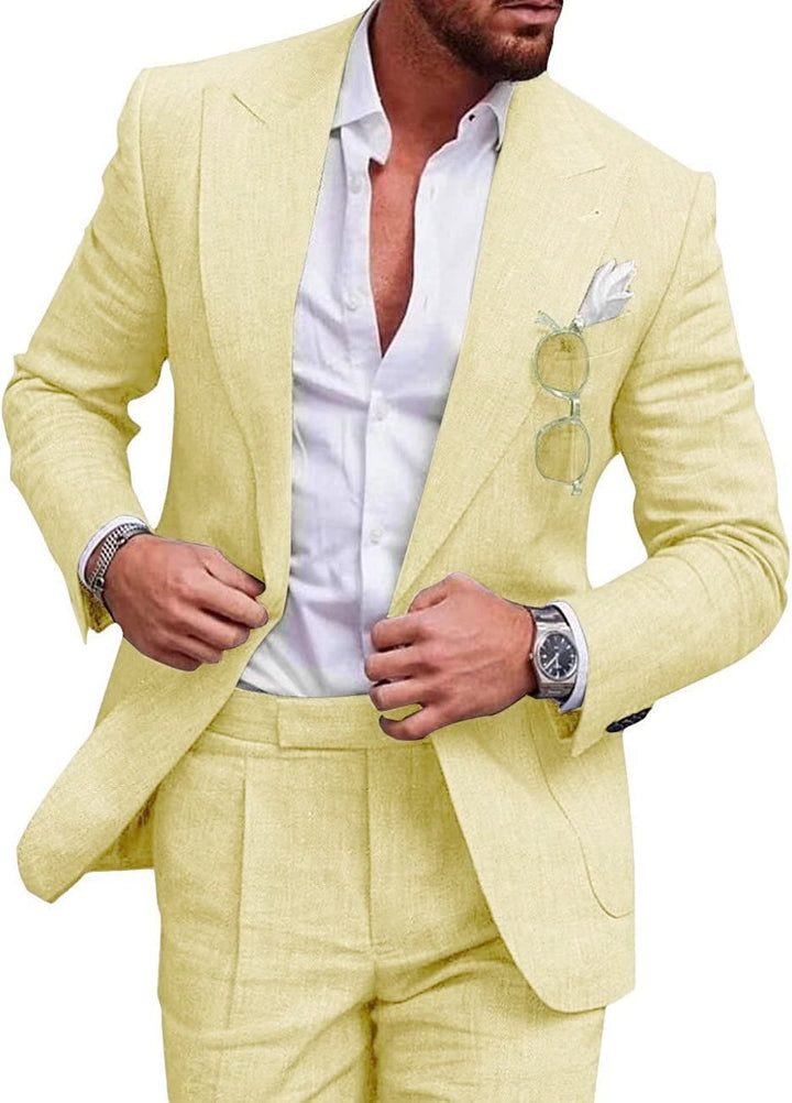 JacobNora AUS Linen Suit – Stylish and Refined