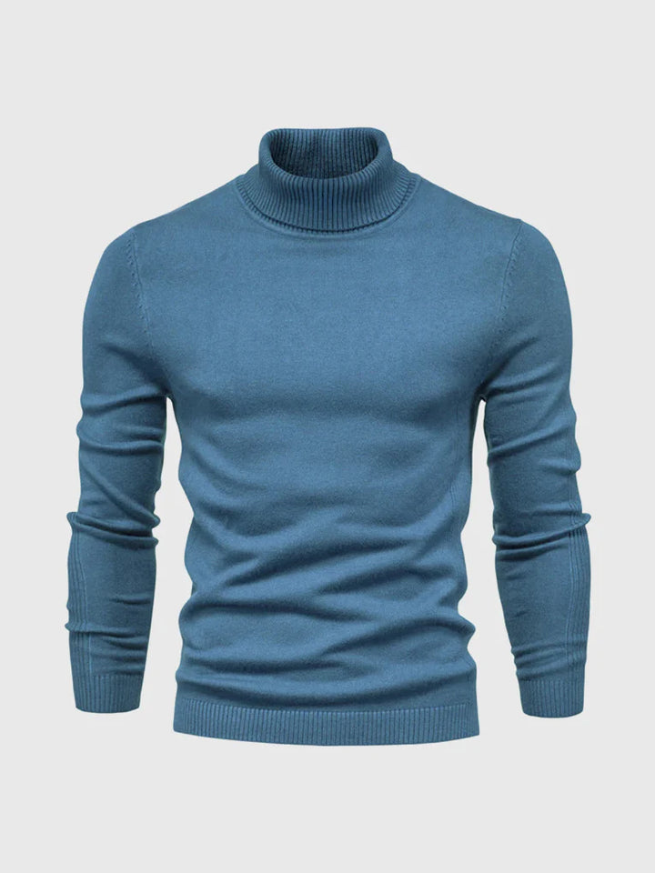 Men's Turtleneck Sweater – Washable and Versatile