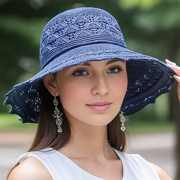 Elegant Wide-Brimmed Sun Hat – Style Meets Sun Protection