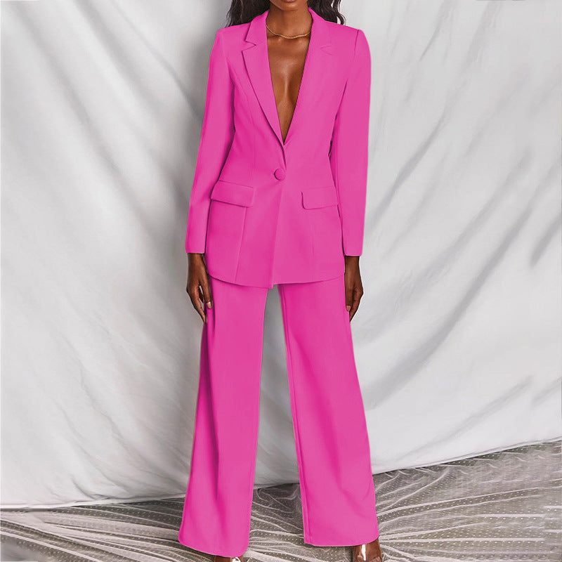 Elegant Blazer and Trousers Set