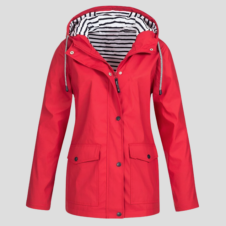 Women’s Water-resistant and Wind-resistant Hooded Jacket