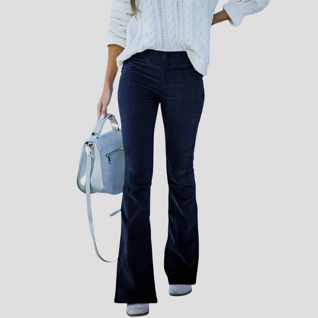 Women’s High Waist Vintage Corduroy Pants