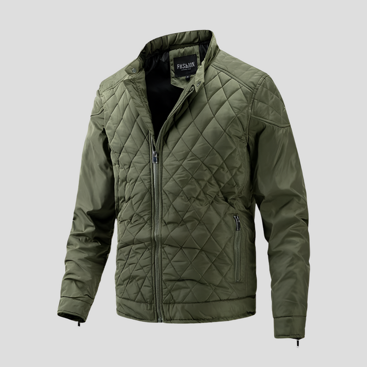 Elegant Transitional Quilted Jacket for Men