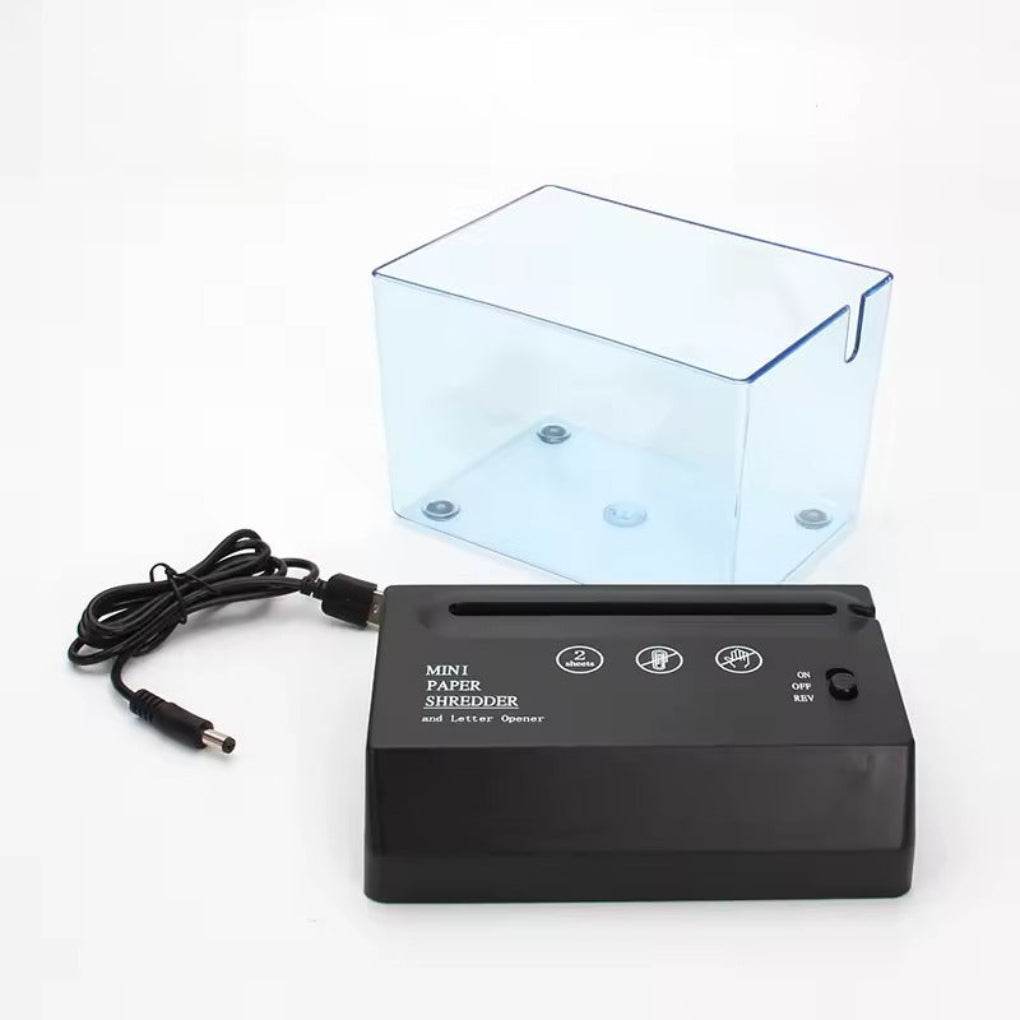 Mini Desktop Paper Shredder – Compact, Quiet, and Efficient