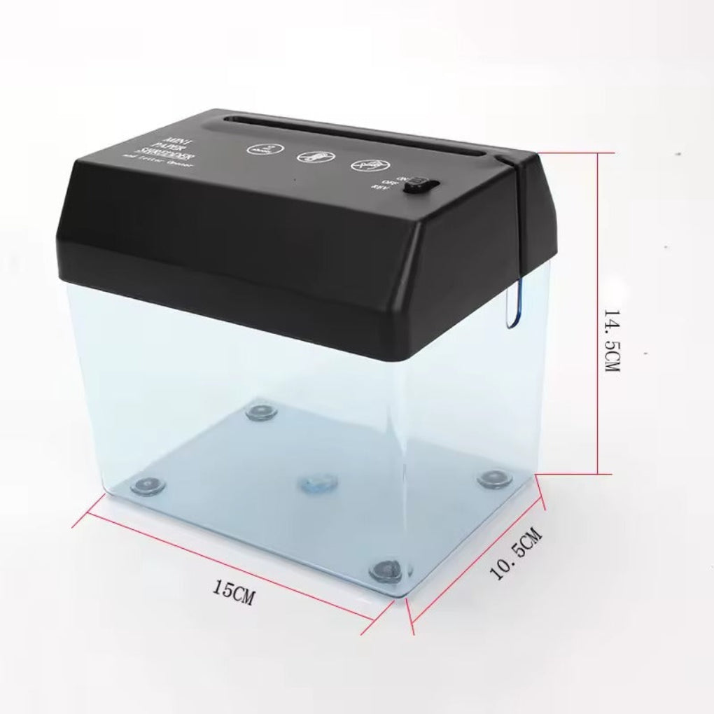 Mini Desktop Paper Shredder – Compact, Quiet, and Efficient
