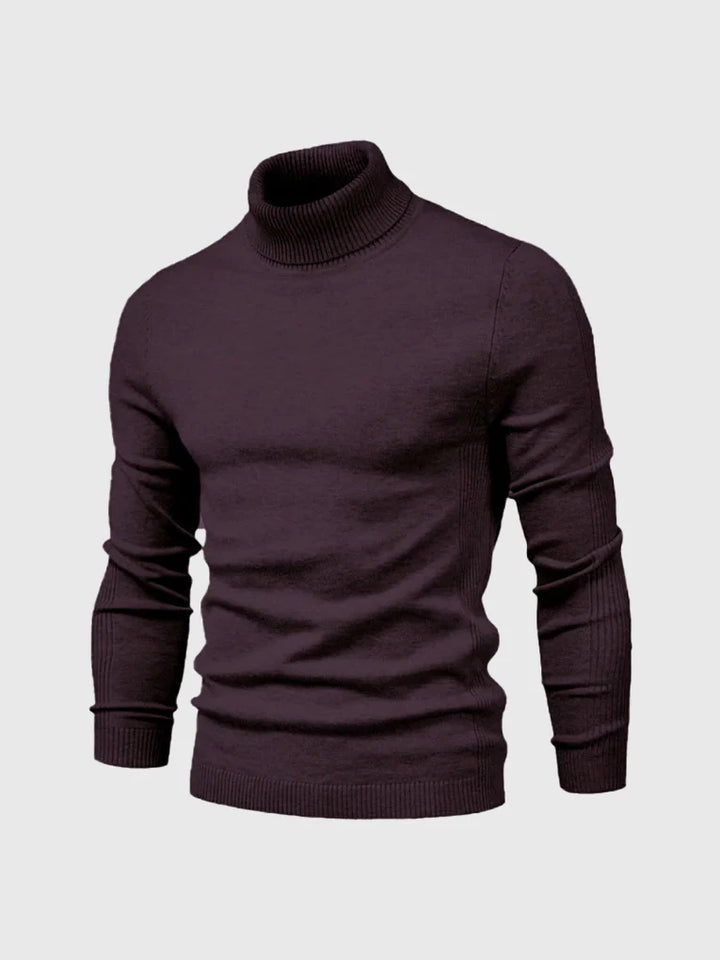 Men's Turtleneck Sweater – Washable and Versatile