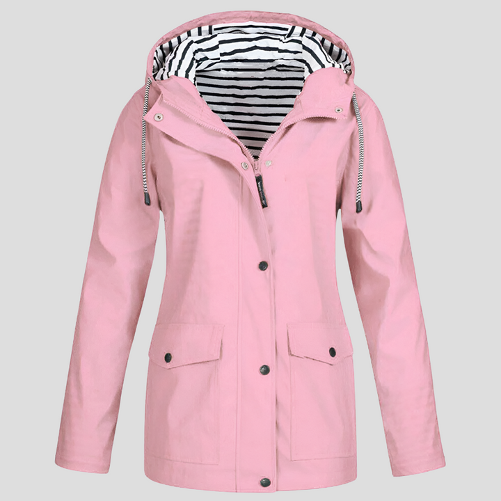Women’s Water-resistant and Wind-resistant Hooded Jacket