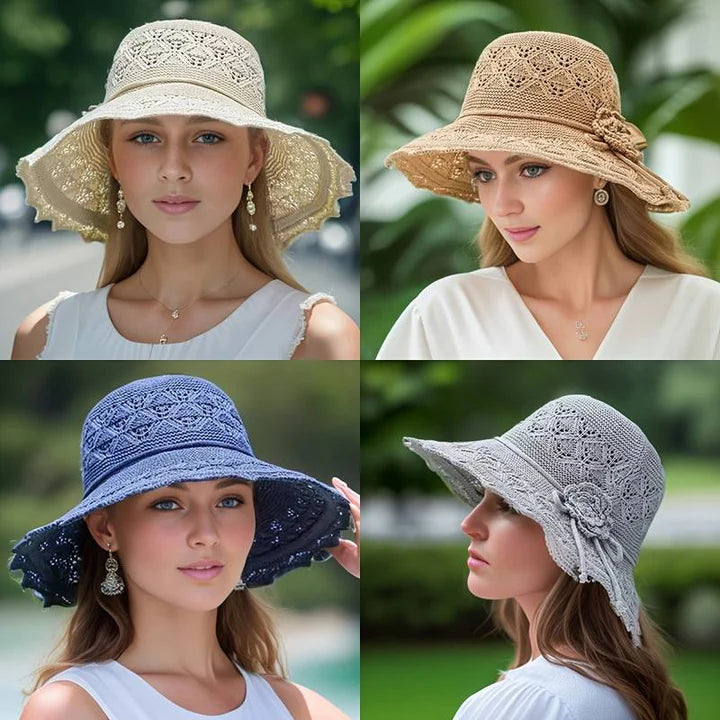 Elegant Wide-Brimmed Sun Hat – Style Meets Sun Protection