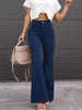 Trendy Corduroy Flare Pants for Women
