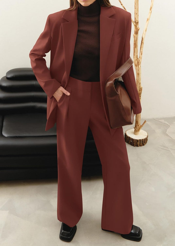 Women’s Blazer & Trouser Set for Office and Casual Wear
