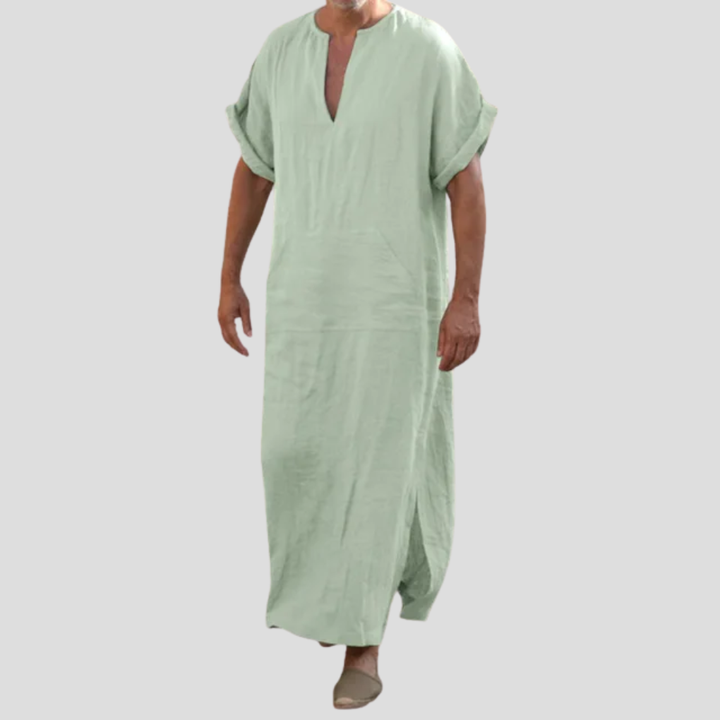 Djellaba with V-Neck