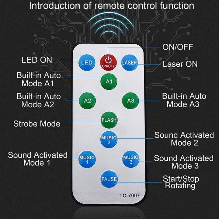 2-in-1 Laser Disco Light