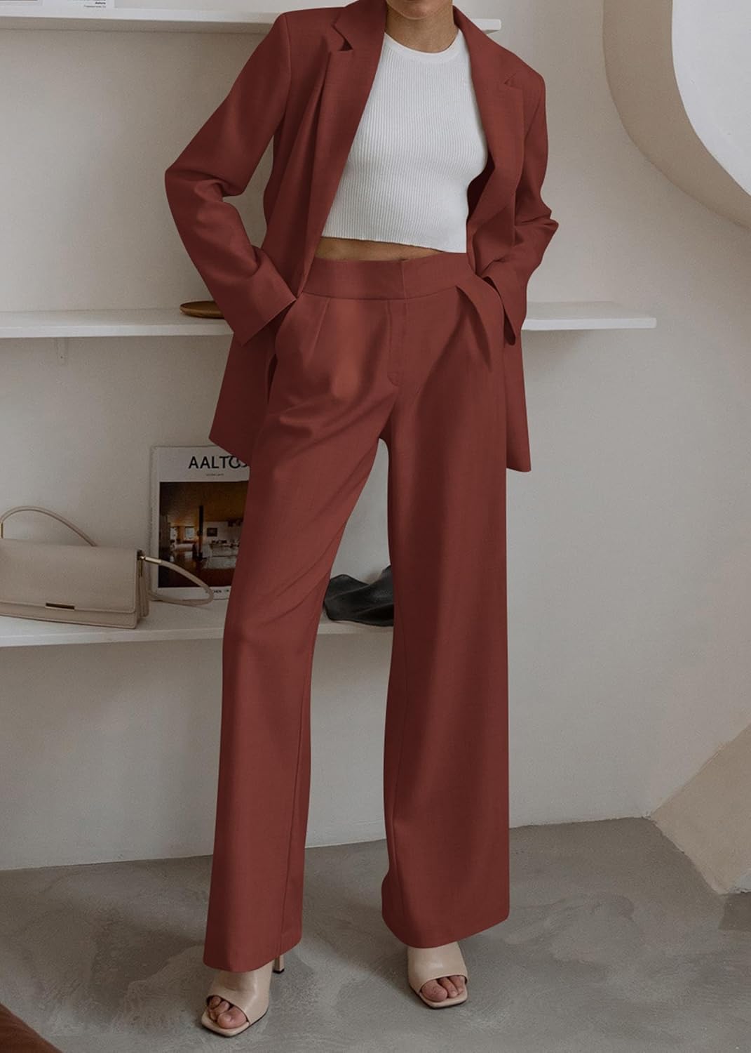Women’s Blazer & Trouser Set for Office and Casual Wear