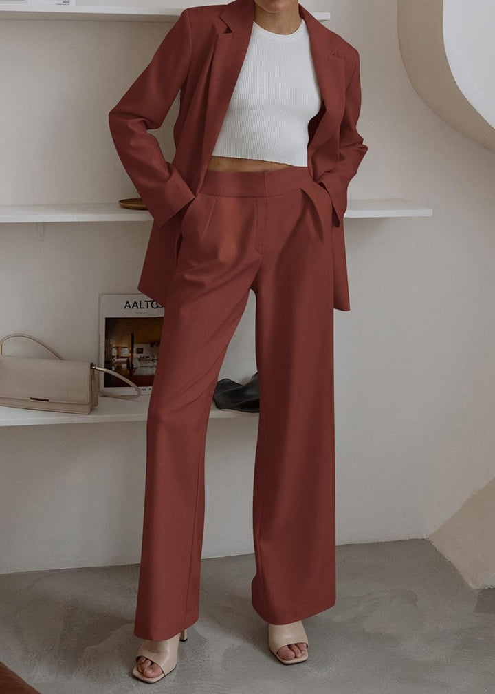 Women’s Blazer & Trouser Set for Office and Casual Wear