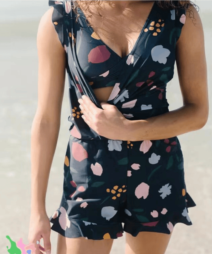 Women's Swimsuit with Built-in Bra